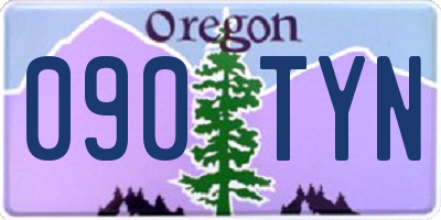 OR license plate 090TYN