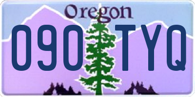 OR license plate 090TYQ