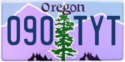 OR license plate 090TYT
