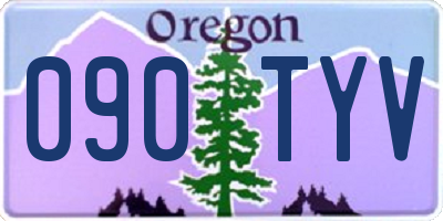 OR license plate 090TYV