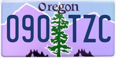 OR license plate 090TZC