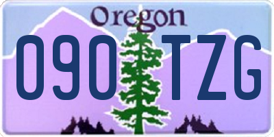 OR license plate 090TZG