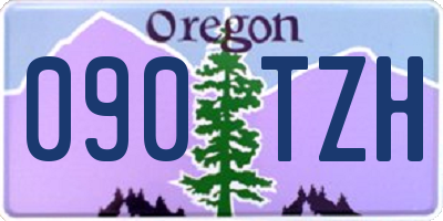 OR license plate 090TZH