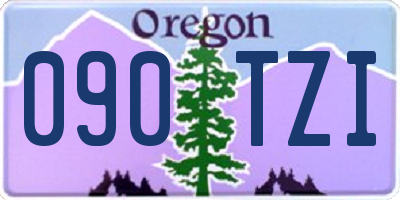 OR license plate 090TZI