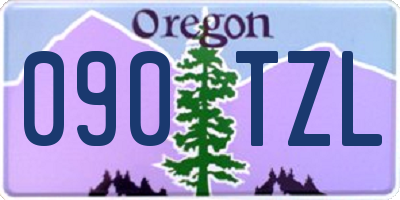 OR license plate 090TZL