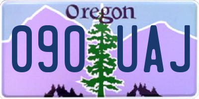 OR license plate 090UAJ