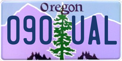 OR license plate 090UAL