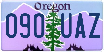 OR license plate 090UAZ