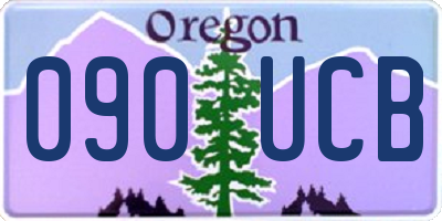 OR license plate 090UCB