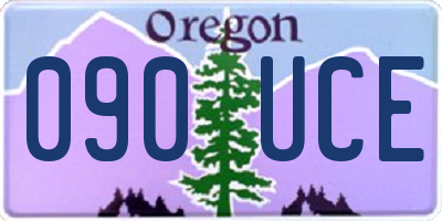OR license plate 090UCE