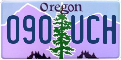 OR license plate 090UCH