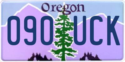 OR license plate 090UCK
