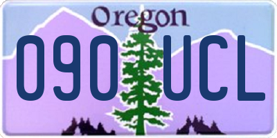 OR license plate 090UCL