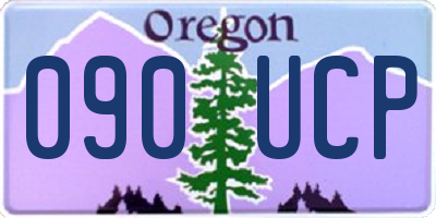 OR license plate 090UCP