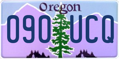 OR license plate 090UCQ
