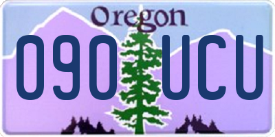 OR license plate 090UCU