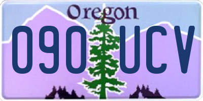 OR license plate 090UCV