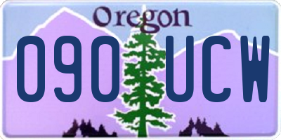 OR license plate 090UCW