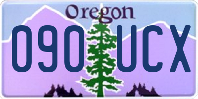 OR license plate 090UCX