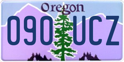 OR license plate 090UCZ