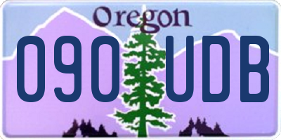 OR license plate 090UDB