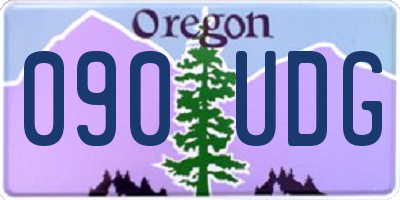 OR license plate 090UDG