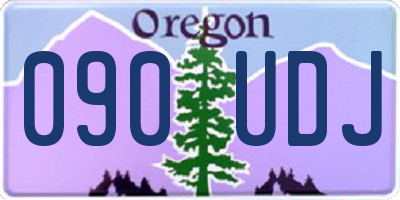 OR license plate 090UDJ