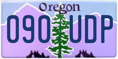 OR license plate 090UDP
