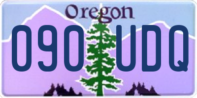 OR license plate 090UDQ