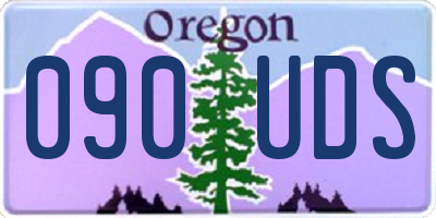 OR license plate 090UDS