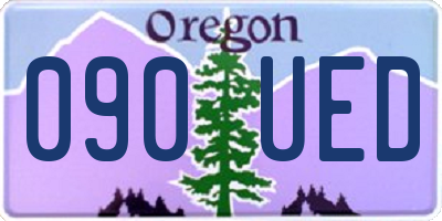 OR license plate 090UED