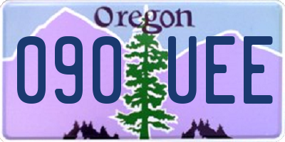 OR license plate 090UEE