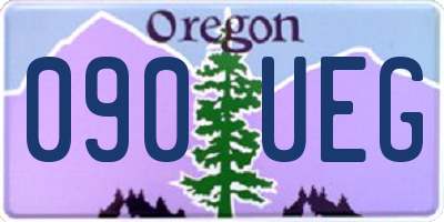 OR license plate 090UEG