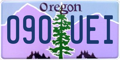 OR license plate 090UEI