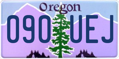 OR license plate 090UEJ
