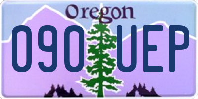 OR license plate 090UEP