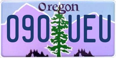 OR license plate 090UEU