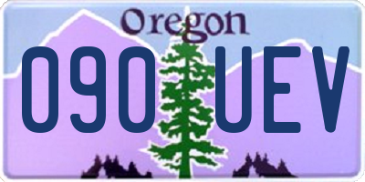 OR license plate 090UEV