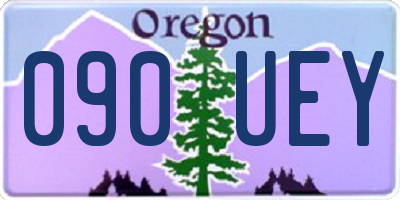 OR license plate 090UEY