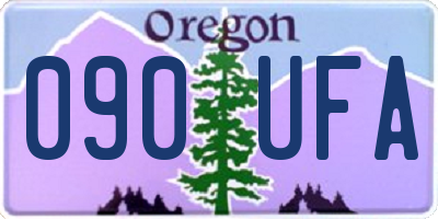 OR license plate 090UFA
