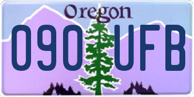 OR license plate 090UFB