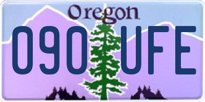 OR license plate 090UFE