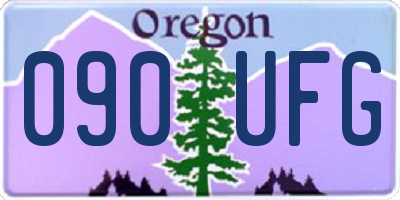 OR license plate 090UFG