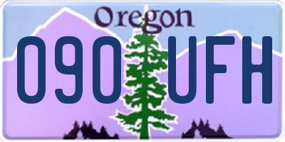 OR license plate 090UFH