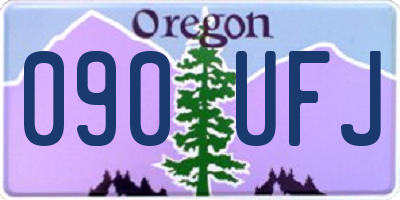 OR license plate 090UFJ