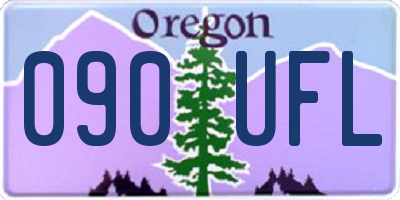 OR license plate 090UFL