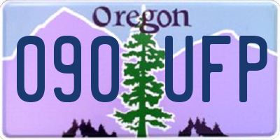 OR license plate 090UFP