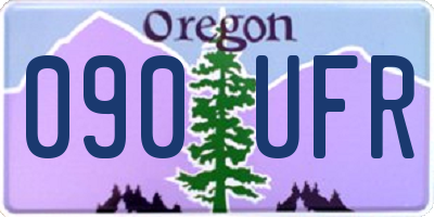 OR license plate 090UFR