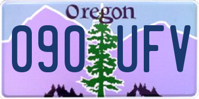 OR license plate 090UFV