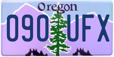 OR license plate 090UFX